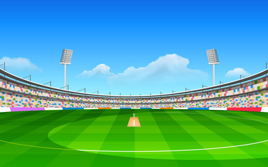Stadium of cricket