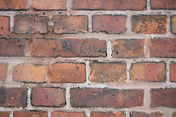 Alte Industriegebäude. Mauer