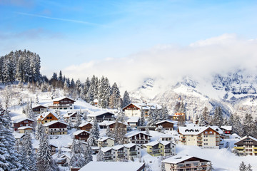 Winter in alps