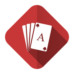 casino flat icon hazard sign