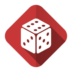 casino flat icon hazard sign