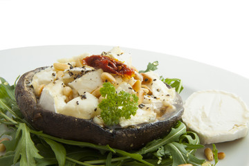 Stuffed portobella
