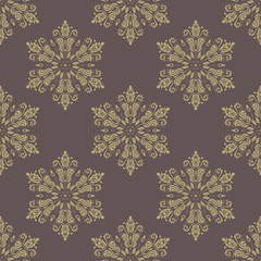 Floral Seamless  Pattern. Orient Abstract Background