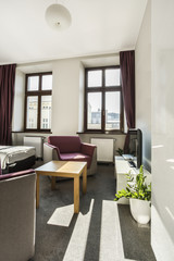 Modern apartment at the hotel