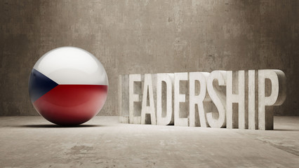 Czech Republic. Leadership Concept.