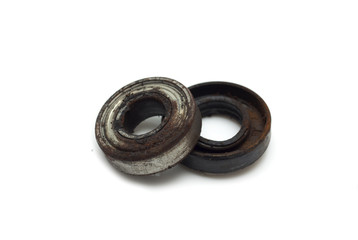 Metal bearing. Photo.