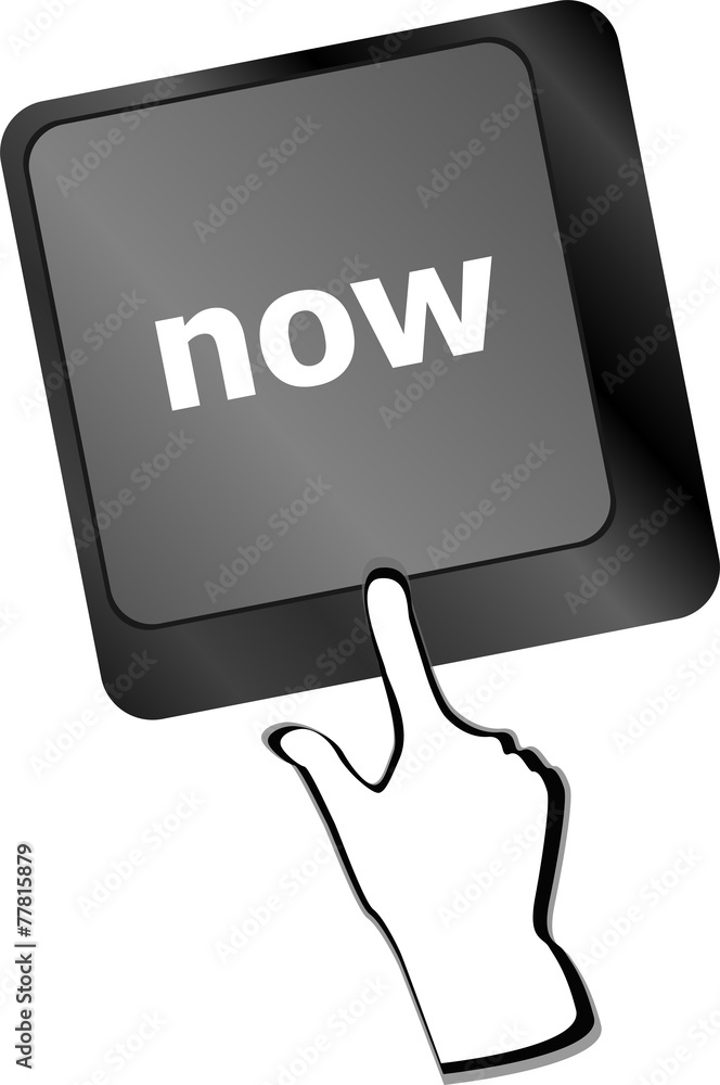 Poster computer keyboard keys with buy word on it