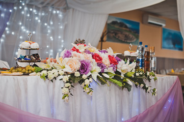 Banquet room with ornaments 1890.