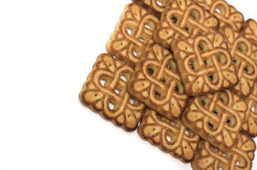Biscuits with filling. Photo.