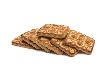 Biscuits with filling. Photo.