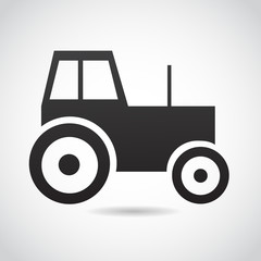 Tractor vector icon.