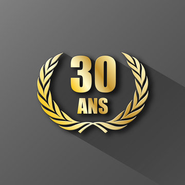 COURONNE DE LAURIERS 30 ANS (anniversaire palme prix excellence)