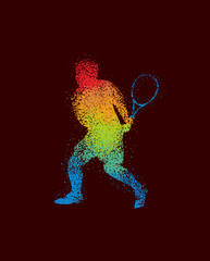 Tennis Art 5 Dark