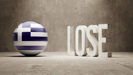 Greece. Lose Concept.