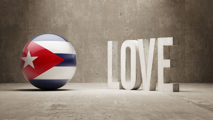 Cuba. Love Concept.