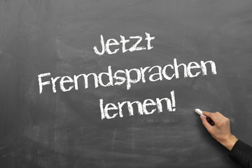 Fototapeta premium Fremdsprachen lernen