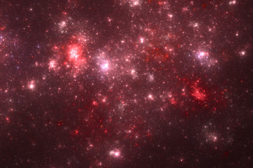 Red stars background