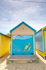 Naklejka premium Famous landmark in Brighton, Melbourne, Australia.