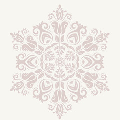 Damask  Pattern. Orient Background