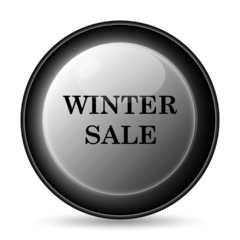 Fototapeta premium Winter sale icon