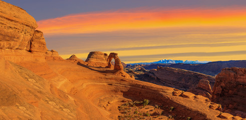 Panorama of Arches National Park