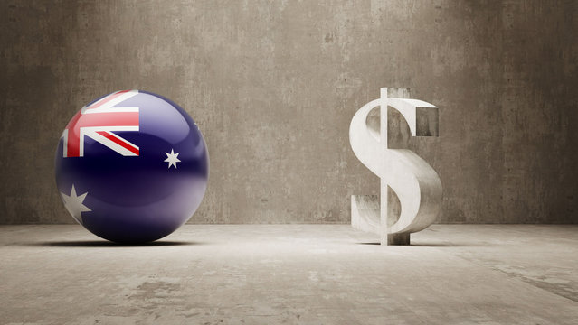 Australia. Money Sign Concept.