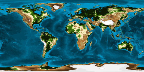Earth - Bump & Bathymetry