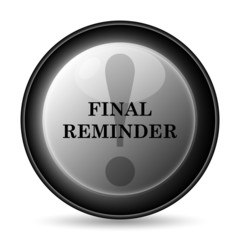 Final reminder icon