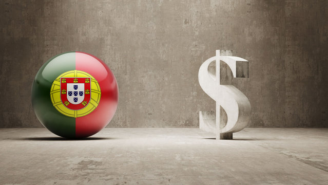 Portugal. Money Sign Concept.