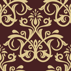 Obraz premium Damask Seamless Pattern. Orient Background