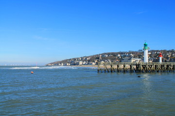 Naklejka premium Phares de Deauville, France