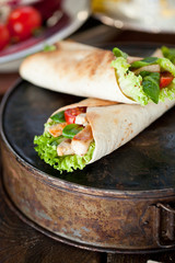 Frische tortilas  Burrito