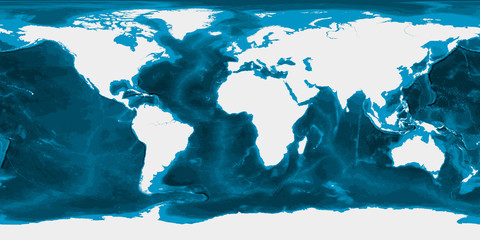 Earth - Bathymetry © Guillaume Le Bloas