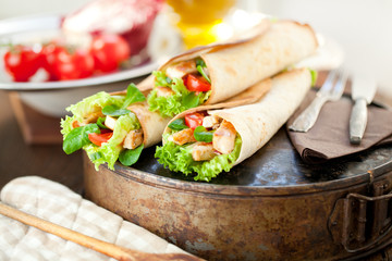 Frische tortilas  Burrito