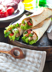 Frische tortilas  Burrito