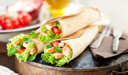 Frische tortilas  Burrito