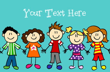 Seamless kid banner