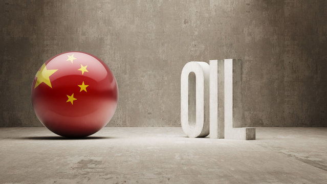 China. Oil Concept.