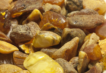 Raw amber