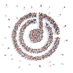 people in the form of notes.