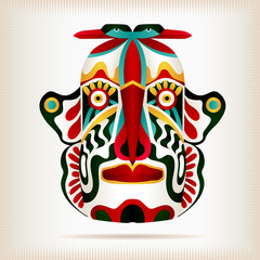 Obraz premium Native Indian American Style Mask