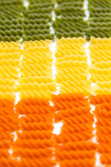 Fototapeta premium Flagge aus Nudeln