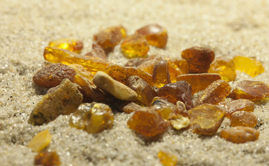 Raw amber