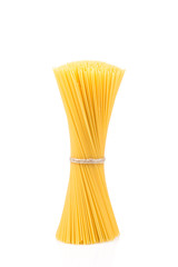 Uncooked pasta spaghetti macaroni