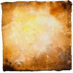 Grunge brown watercolor texture