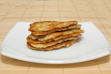 Potato cutlets, pies, fritter