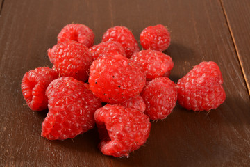 Fresh raspberries