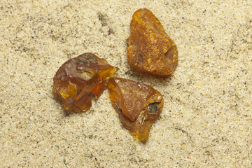 Raw amber