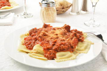 Beef ravioli