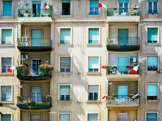 Italian flags